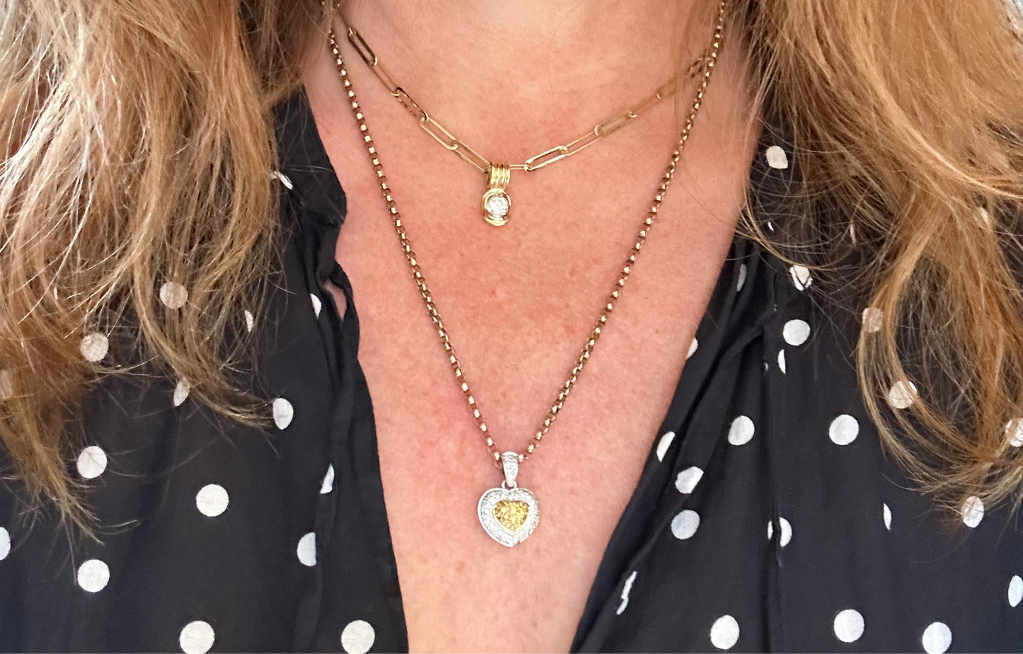 Antique baby rolo 14k chain 18” 7.38g