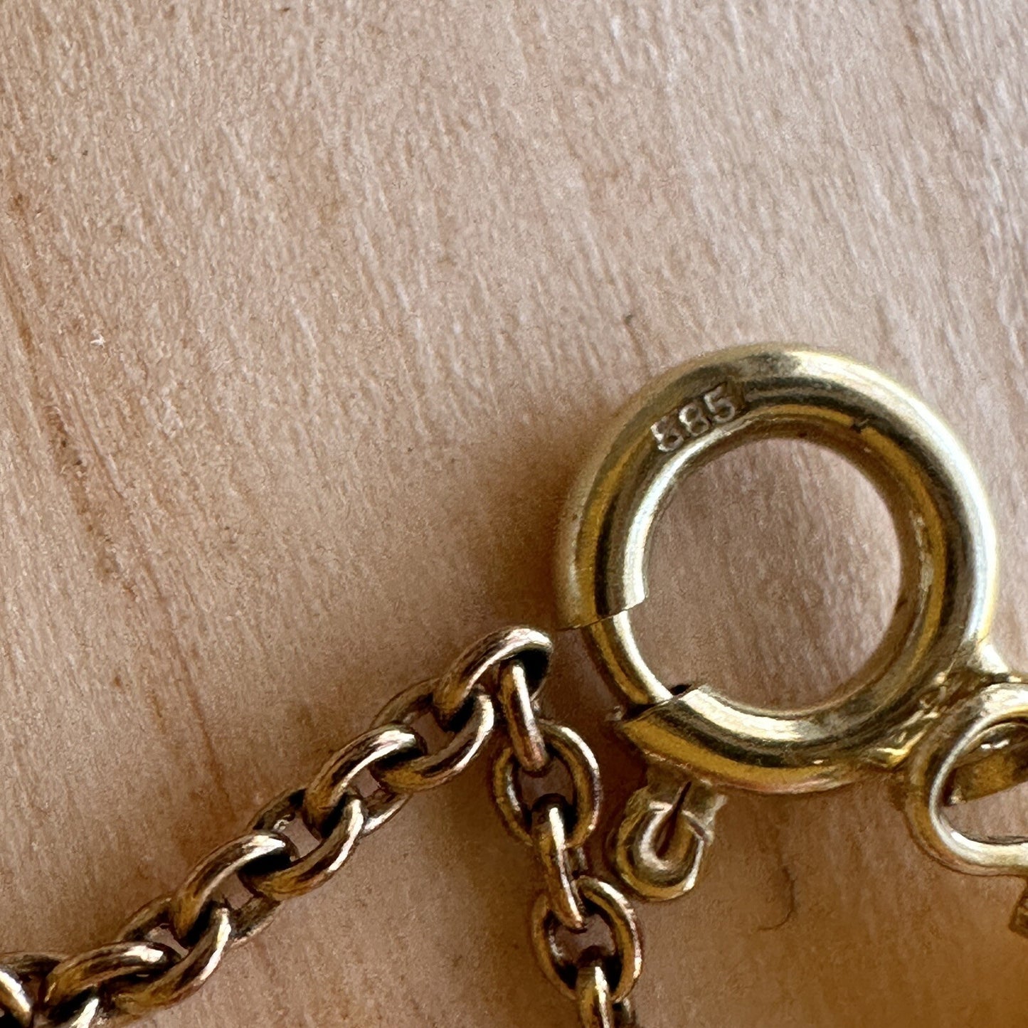 Vintage Retro 14k Gold Link And Pearl Bracelet 12g