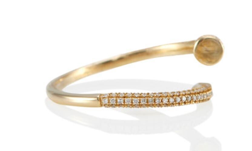 14k gold and diamond ring