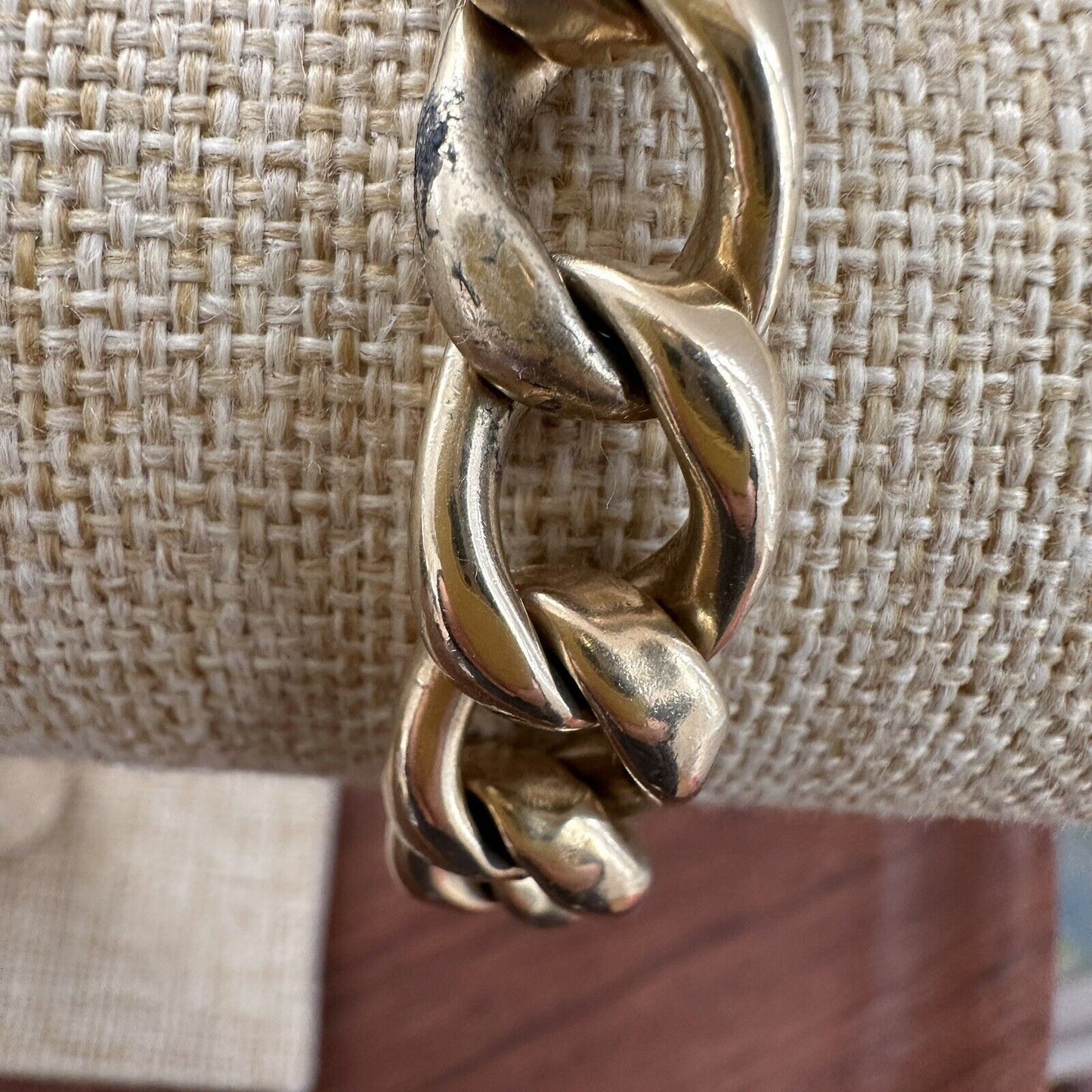 Vintage Curblink 14k Gold Tiffany & Co bracelet 55G
