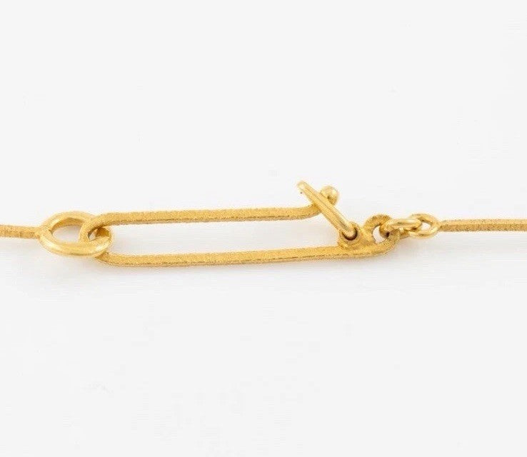 Bjorn Weckstrom 18k Gold And Pearl Cheek To Cheek Necklace