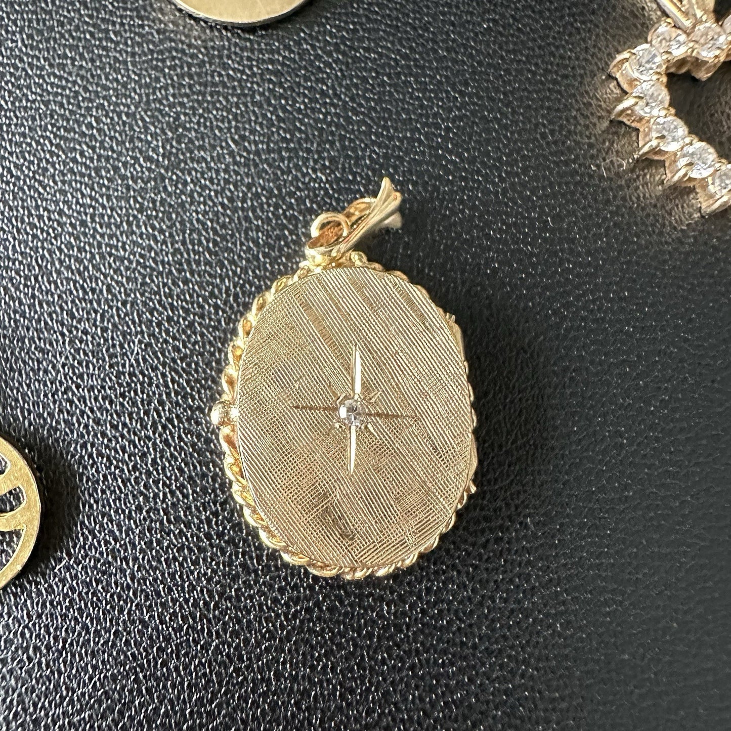 Antique 14K Gold Victorian Diamond Locket