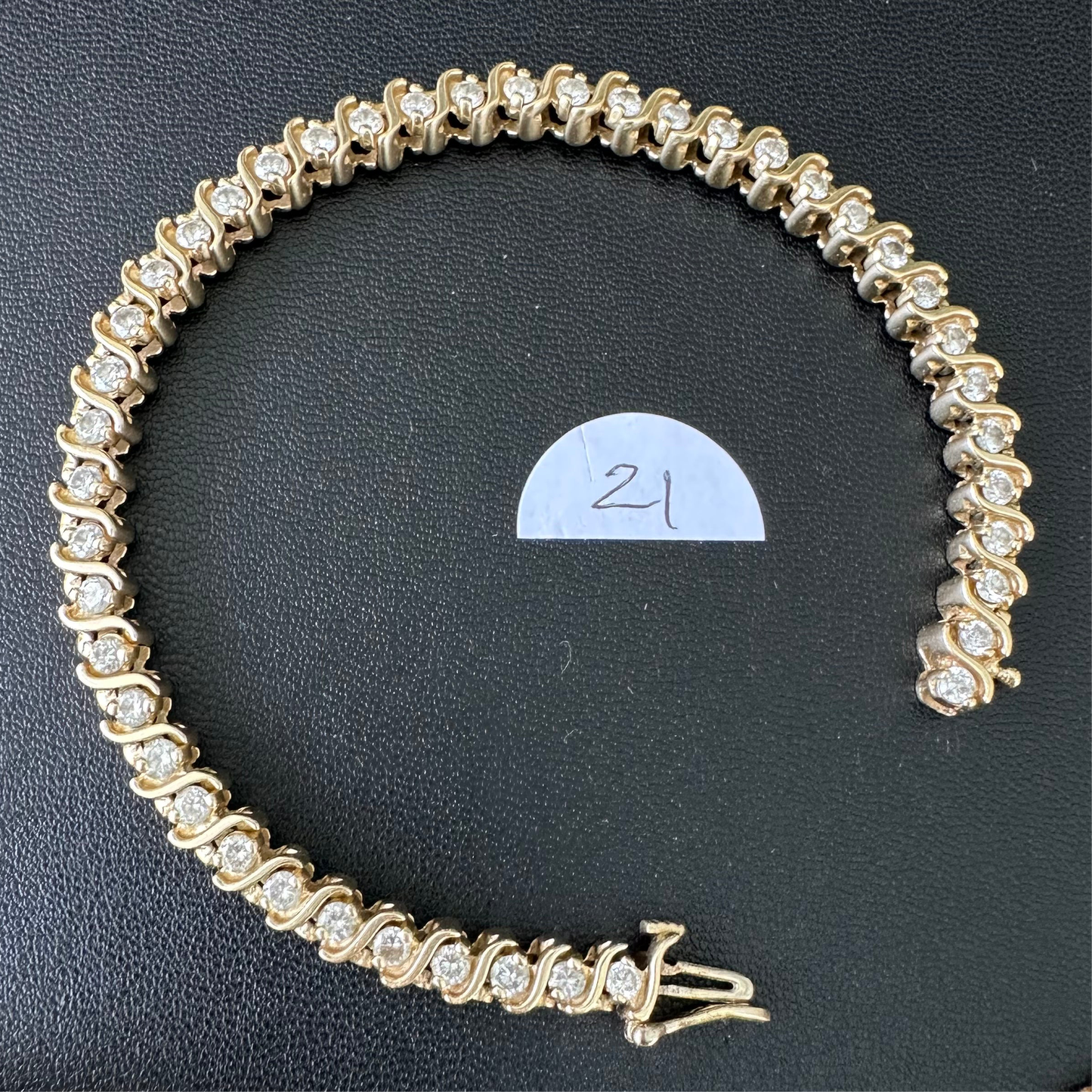 Fortunoff - 14k 2.5 ct diamond tennis bracelet