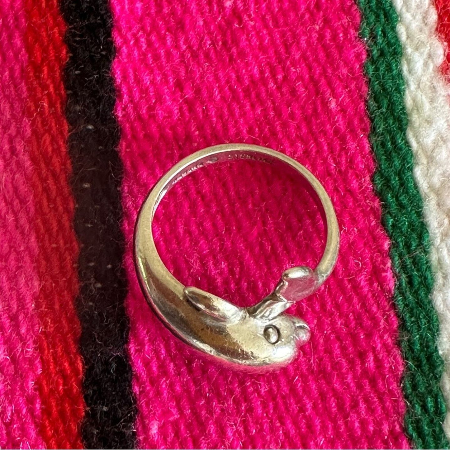 Kabana sterling silver dolphin ring size 5.5