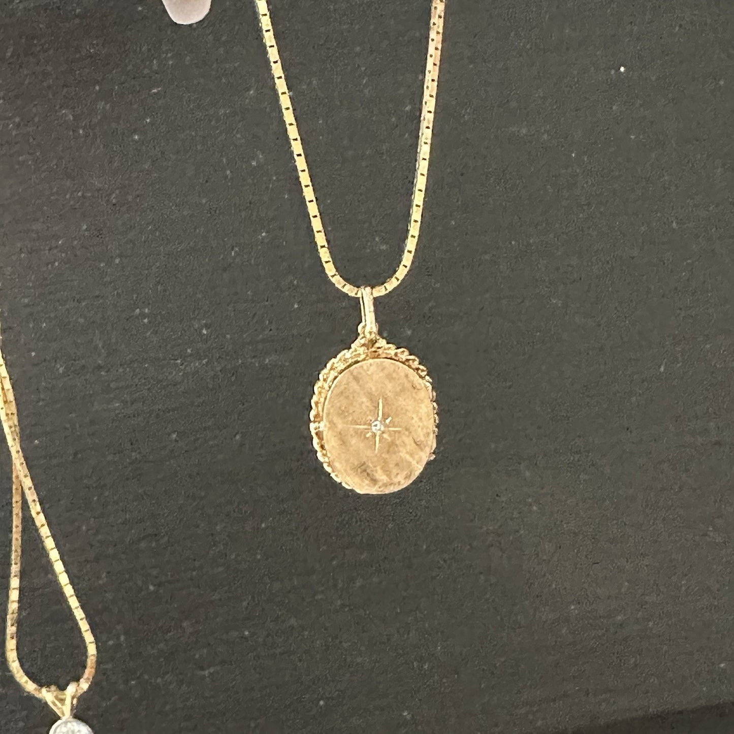 Antique 14K Gold Victorian Diamond Locket