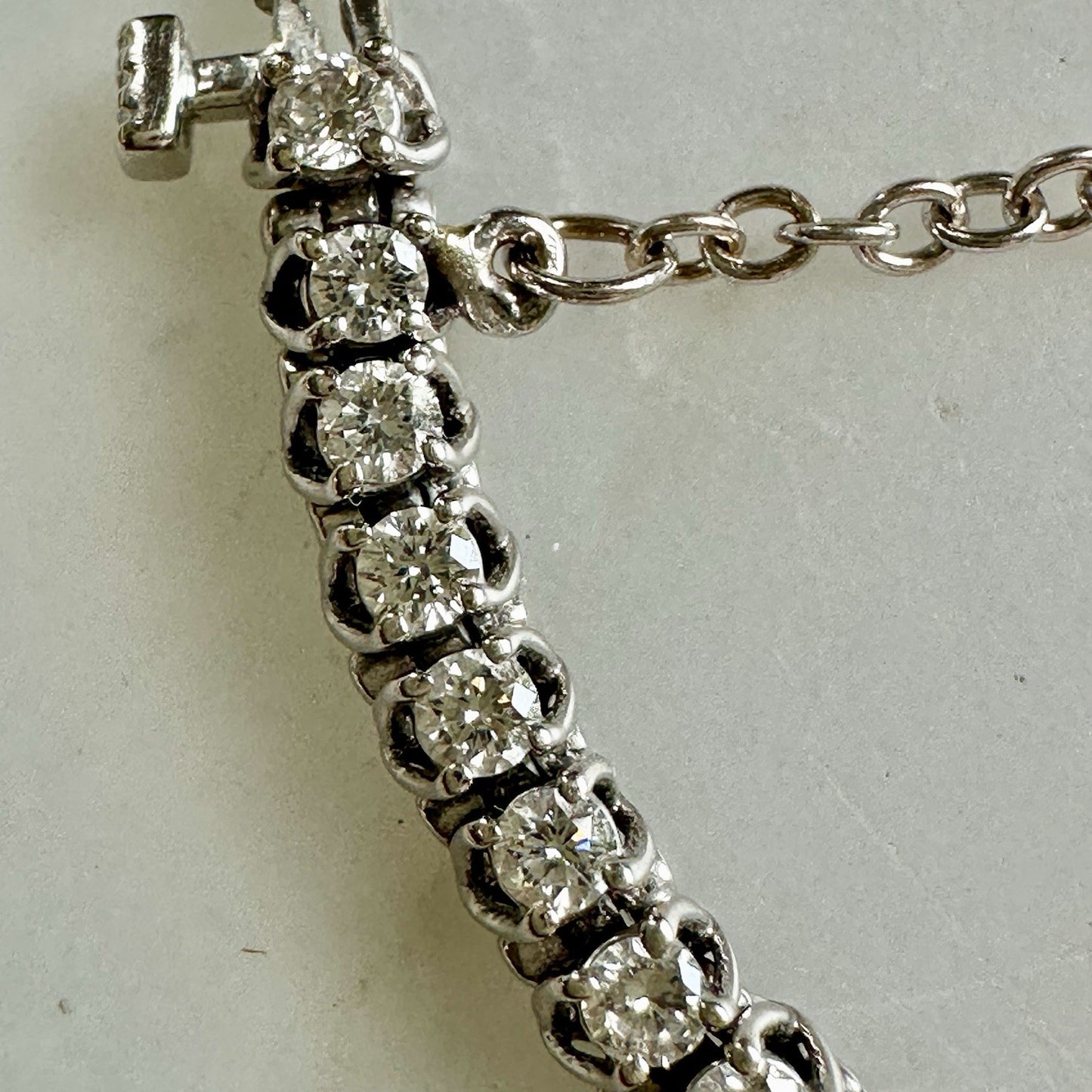 Diamond Line 2.5 + cttw Bracelet 17k White Gold