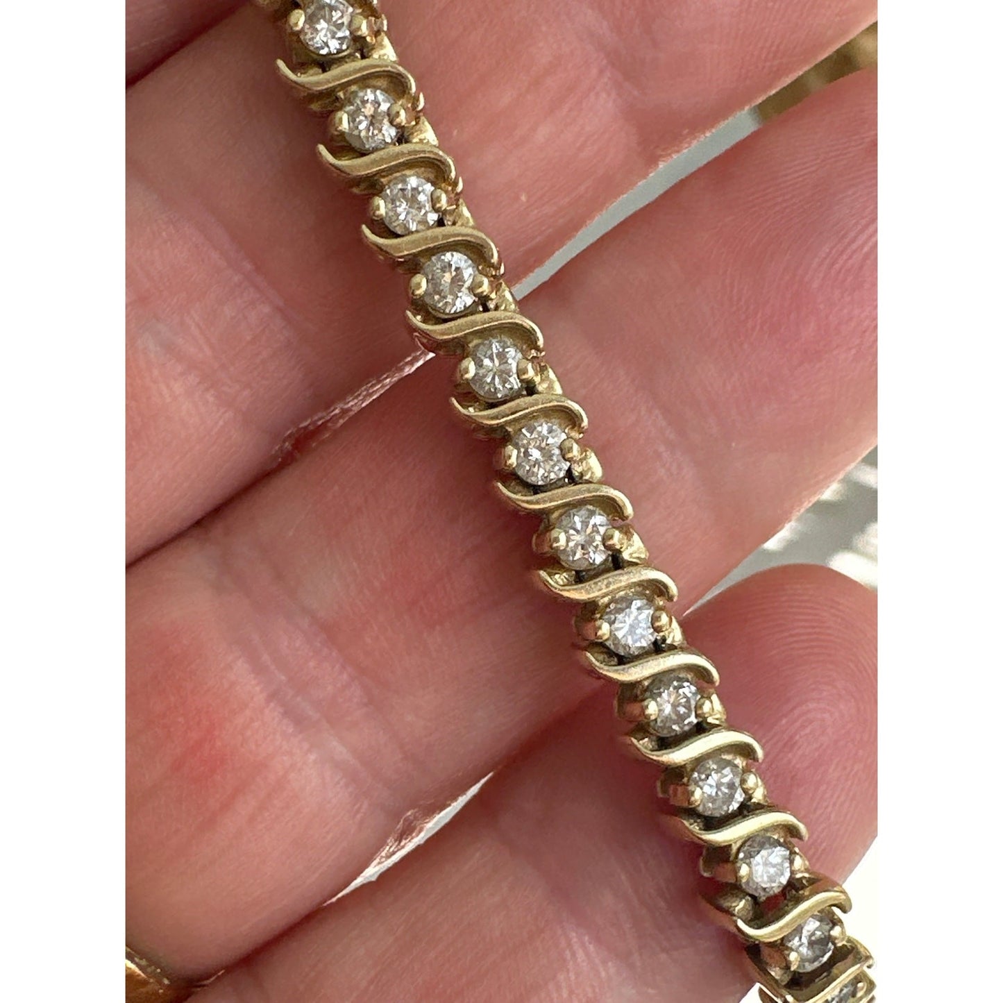 Fortunoff - 14k 2.5 ct diamond tennis bracelet