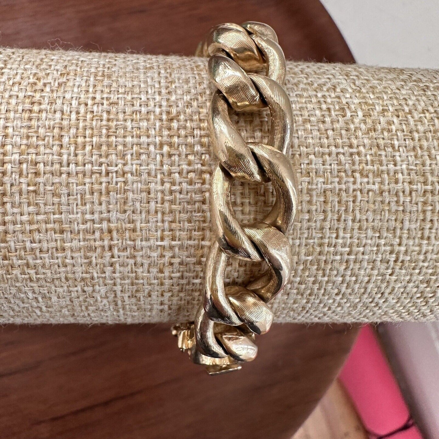 Vintage Curblink 14k Gold Tiffany & Co bracelet 55G