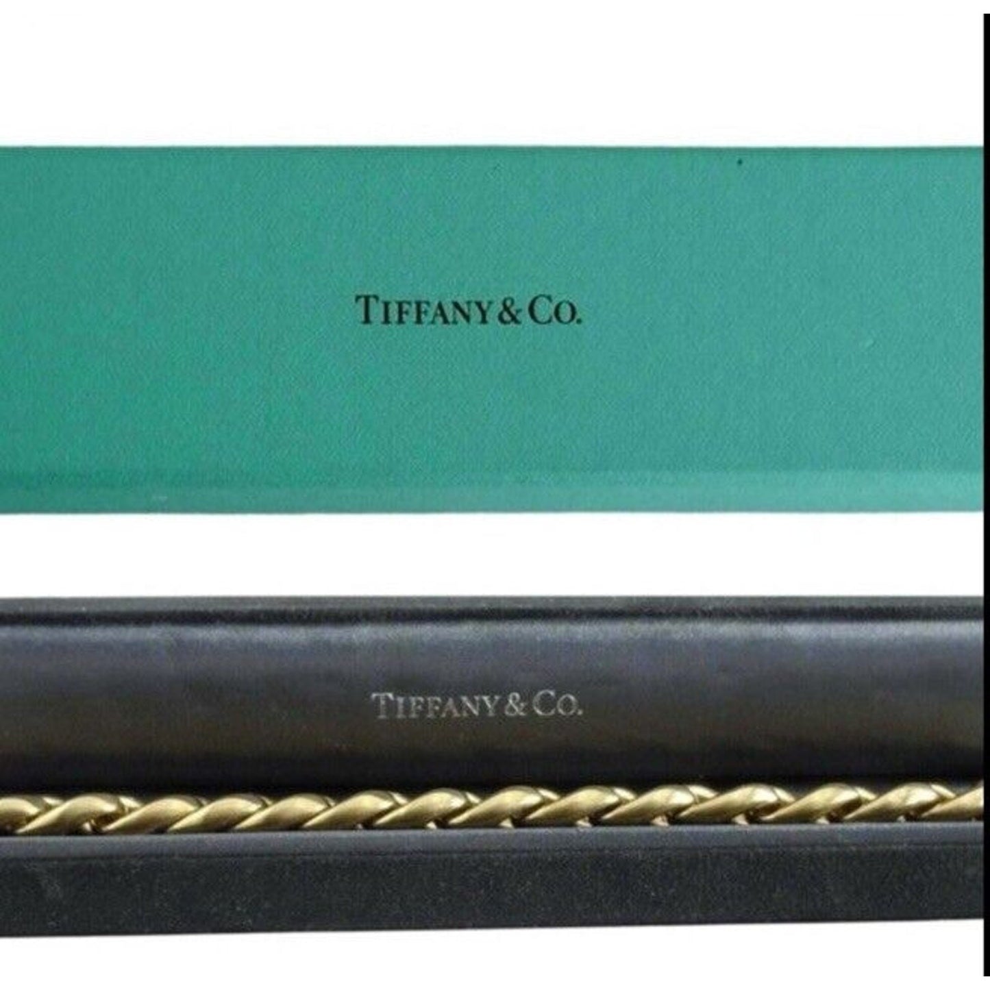 Vintage Curblink 14k Gold Tiffany & Co bracelet 55G