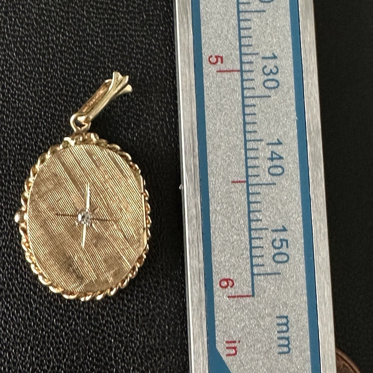 Antique 14K Gold Victorian Diamond Locket