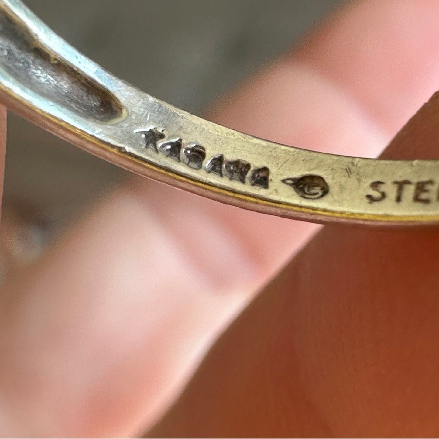Kabana sterling silver dolphin ring size 5.5