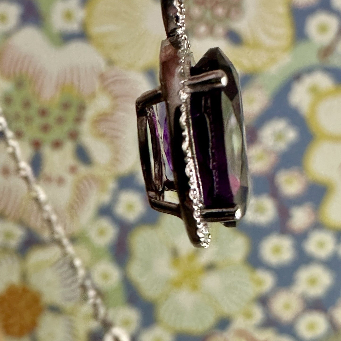 Sterling Silver Amethyst Necklace