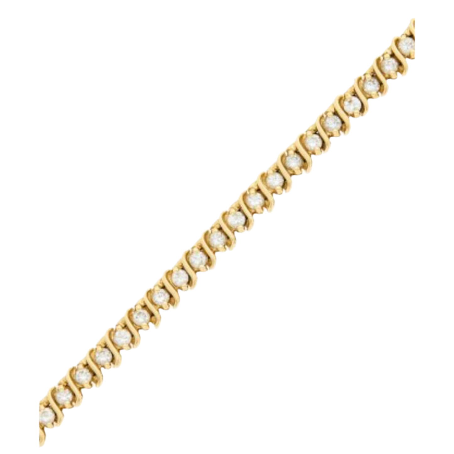 Fortunoff - 14k 2.5 ct diamond tennis bracelet