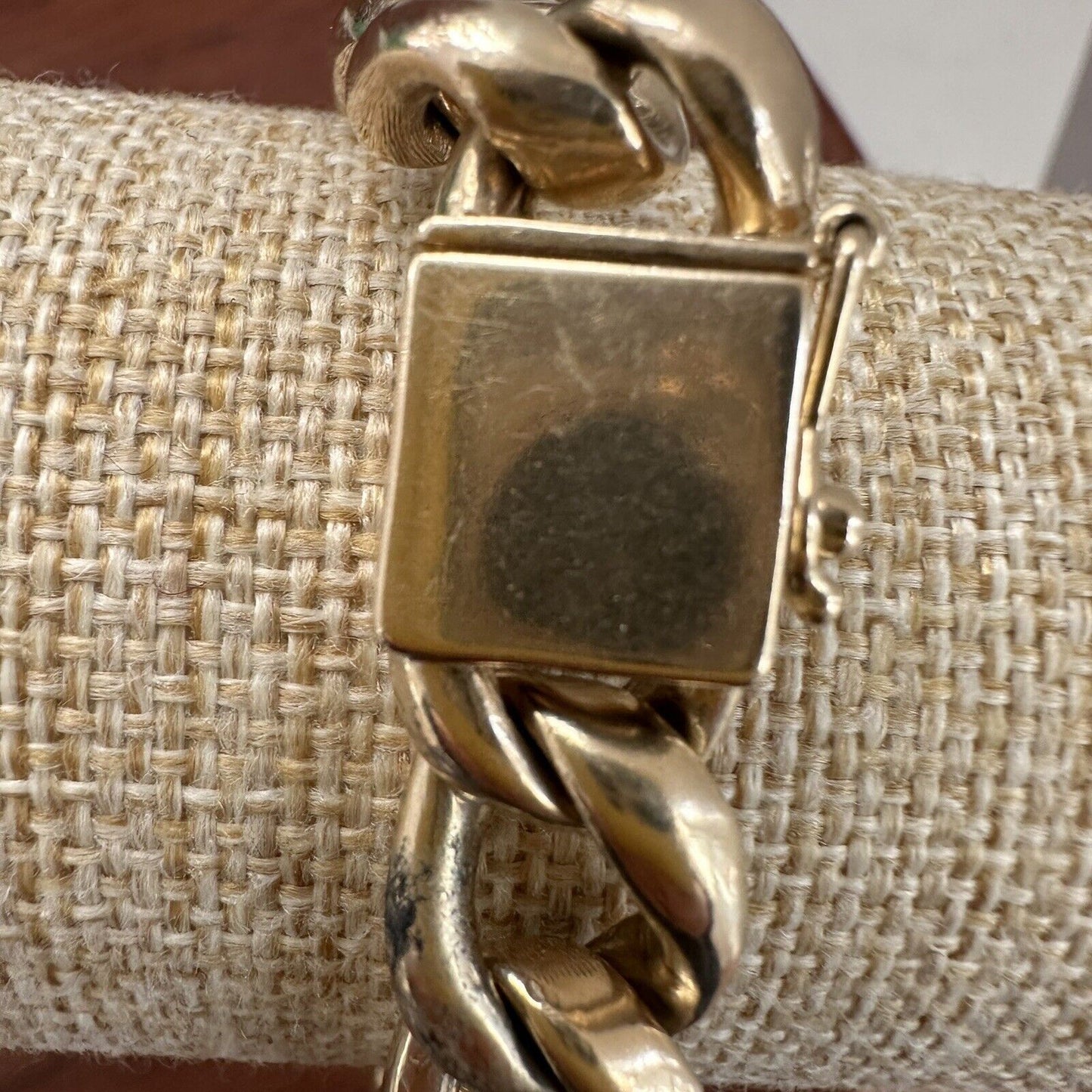 Vintage Curblink 14k Gold Tiffany & Co bracelet 55G