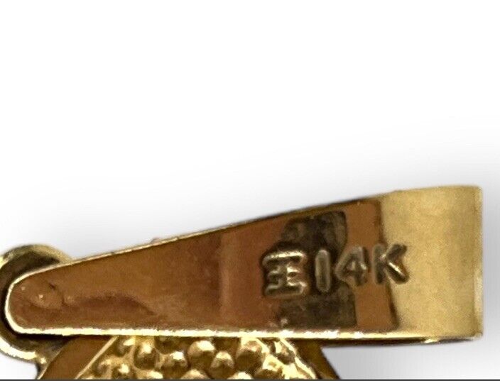 14k Cross With Ancient Coin In Center