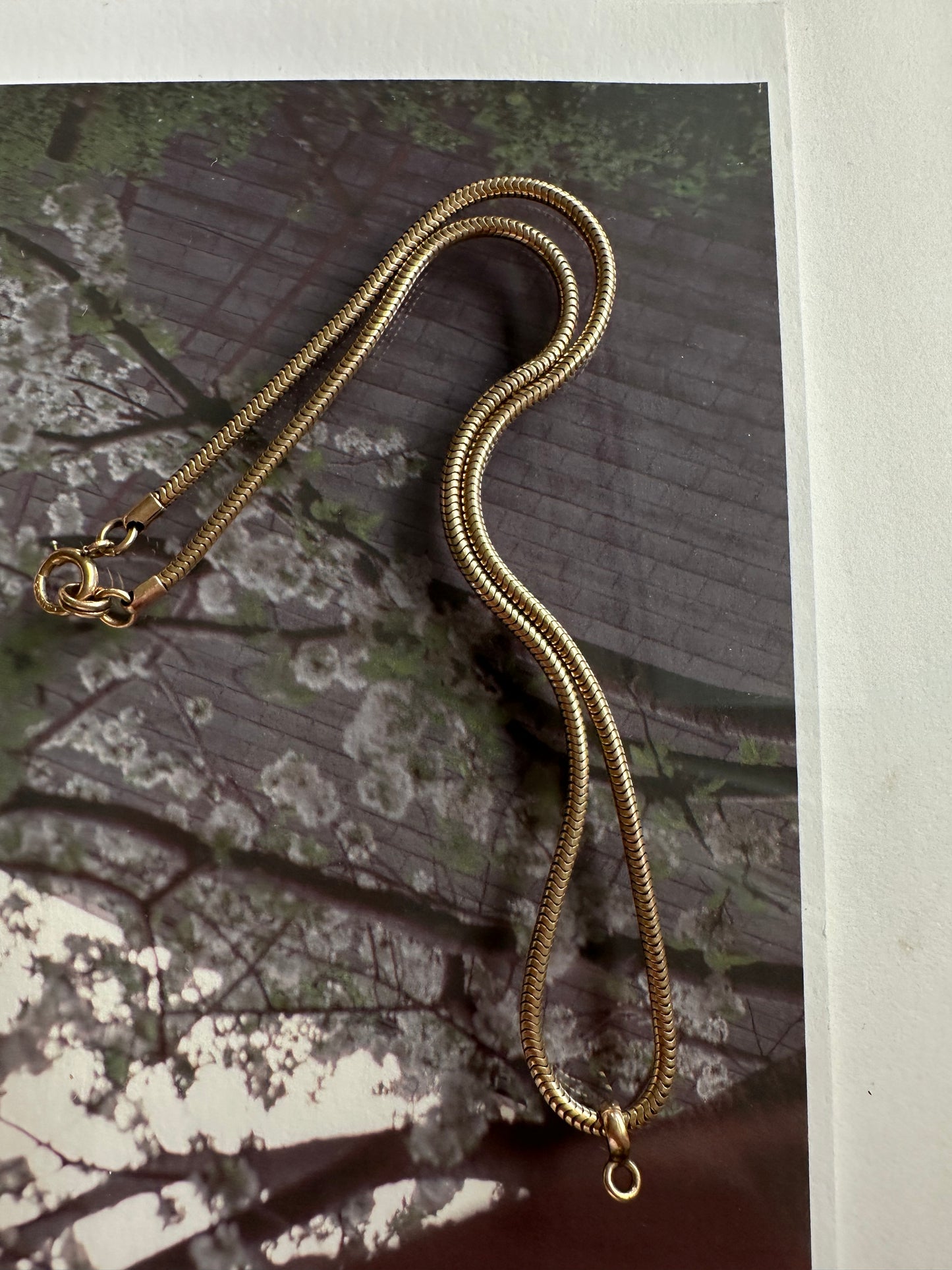 Vintage Binder brothers 12k gold filled snake chain