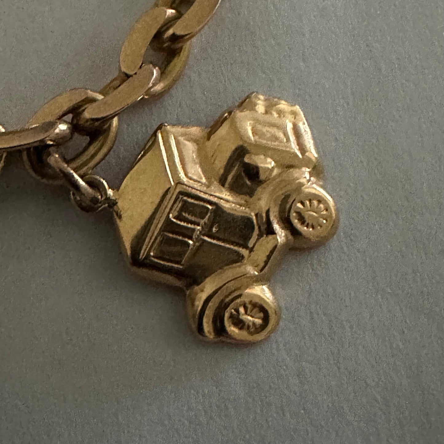 Swedish 18k charm bracelet