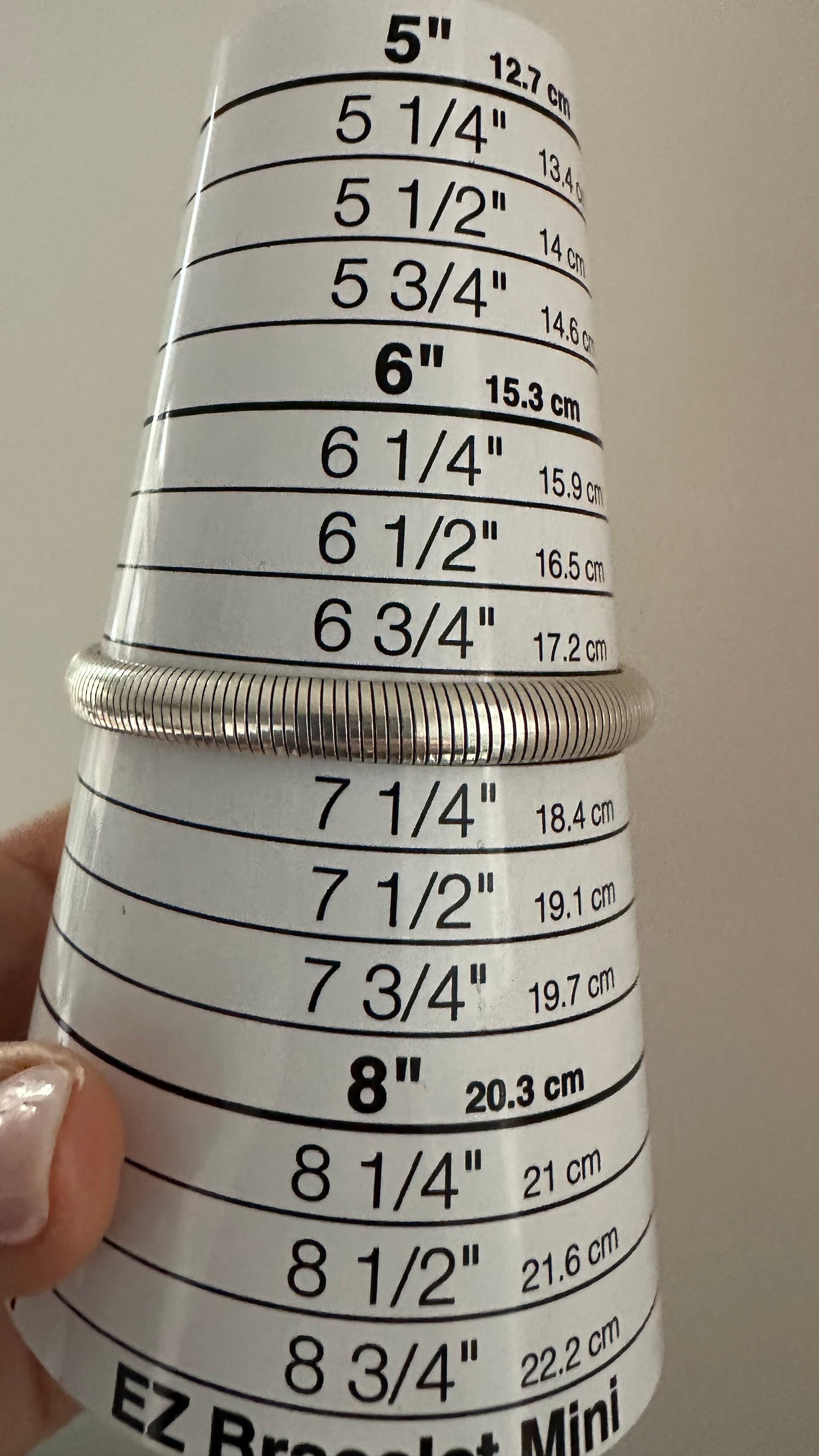 Godfrey Carter thin tubogas sterling silver 6.8mm bracelet