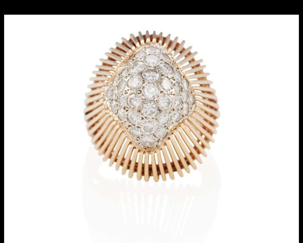 1.8 cttw Bombe diamond ring