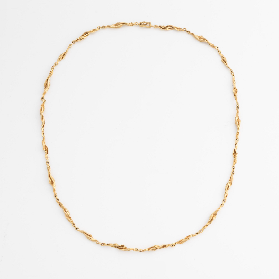 Gilbert Albert : 18k Gold vermeil  necklace