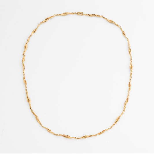Gilbert Albert : 18k Gold vermeil  necklace