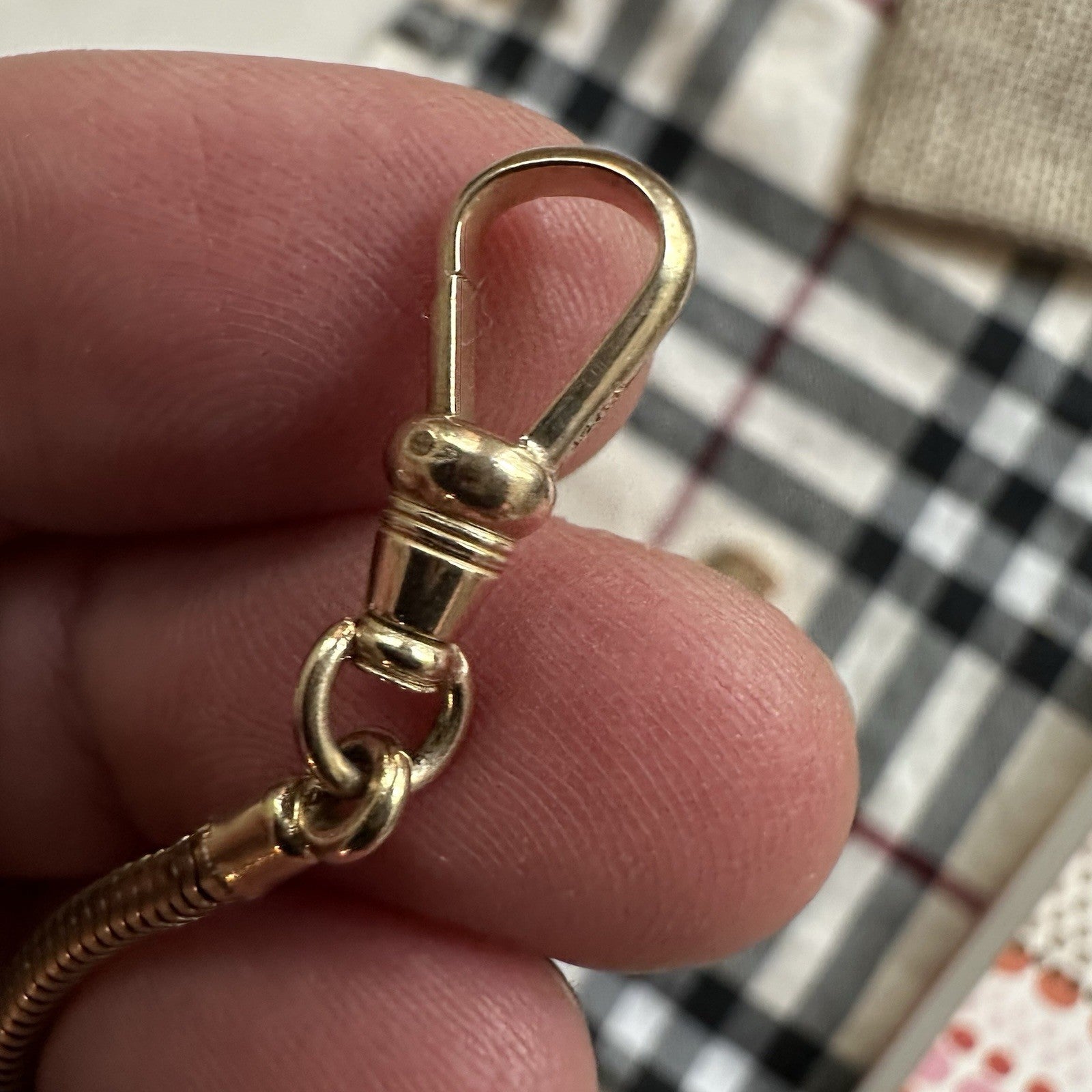 Vintage 1968 14k Omega Pocketwatch and Watch Chain Excellent Condition