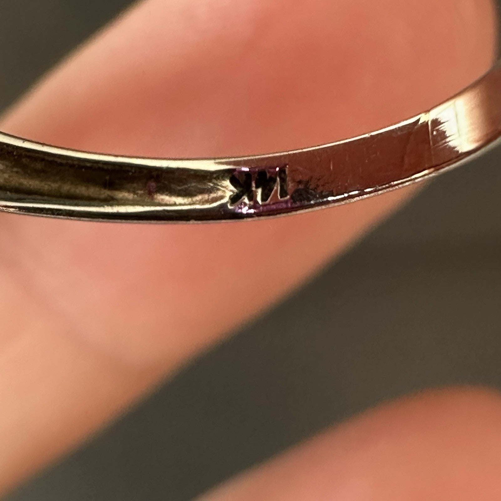 Art Deco 14k Gold  Filigree Lab Ruby Ring 2.3g Size 6.5