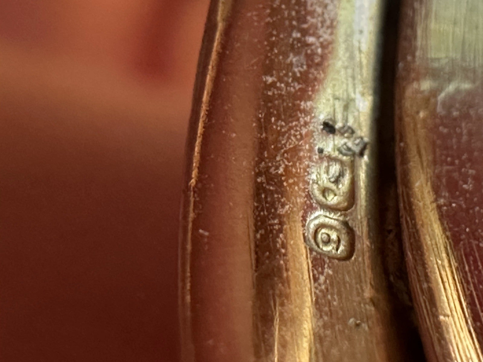Edwardian Antique Snake Ring 10k  Old Mine Cut Diamond Size 7