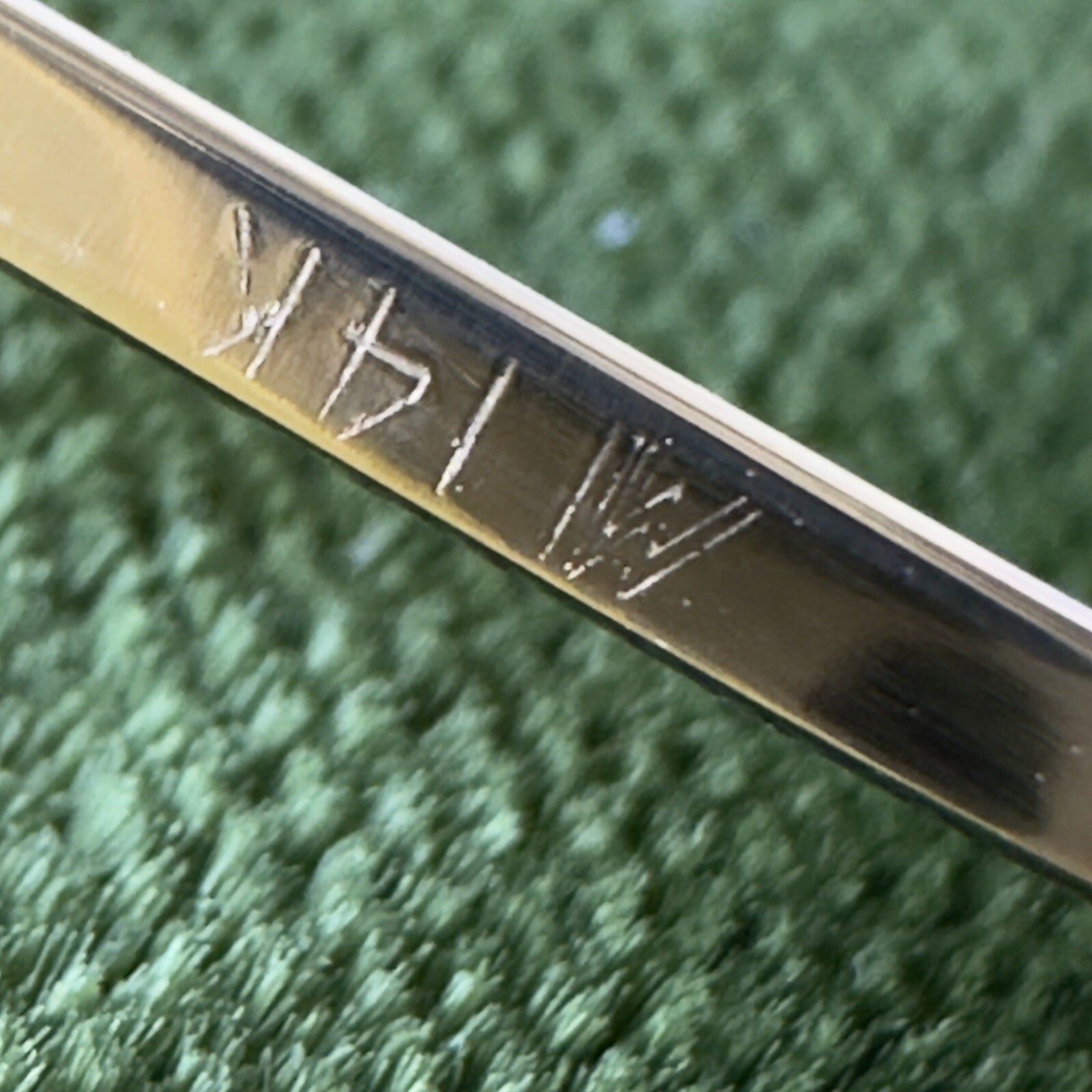 Vintage etched  14k Hinged Bangle Bracelet 11.2g