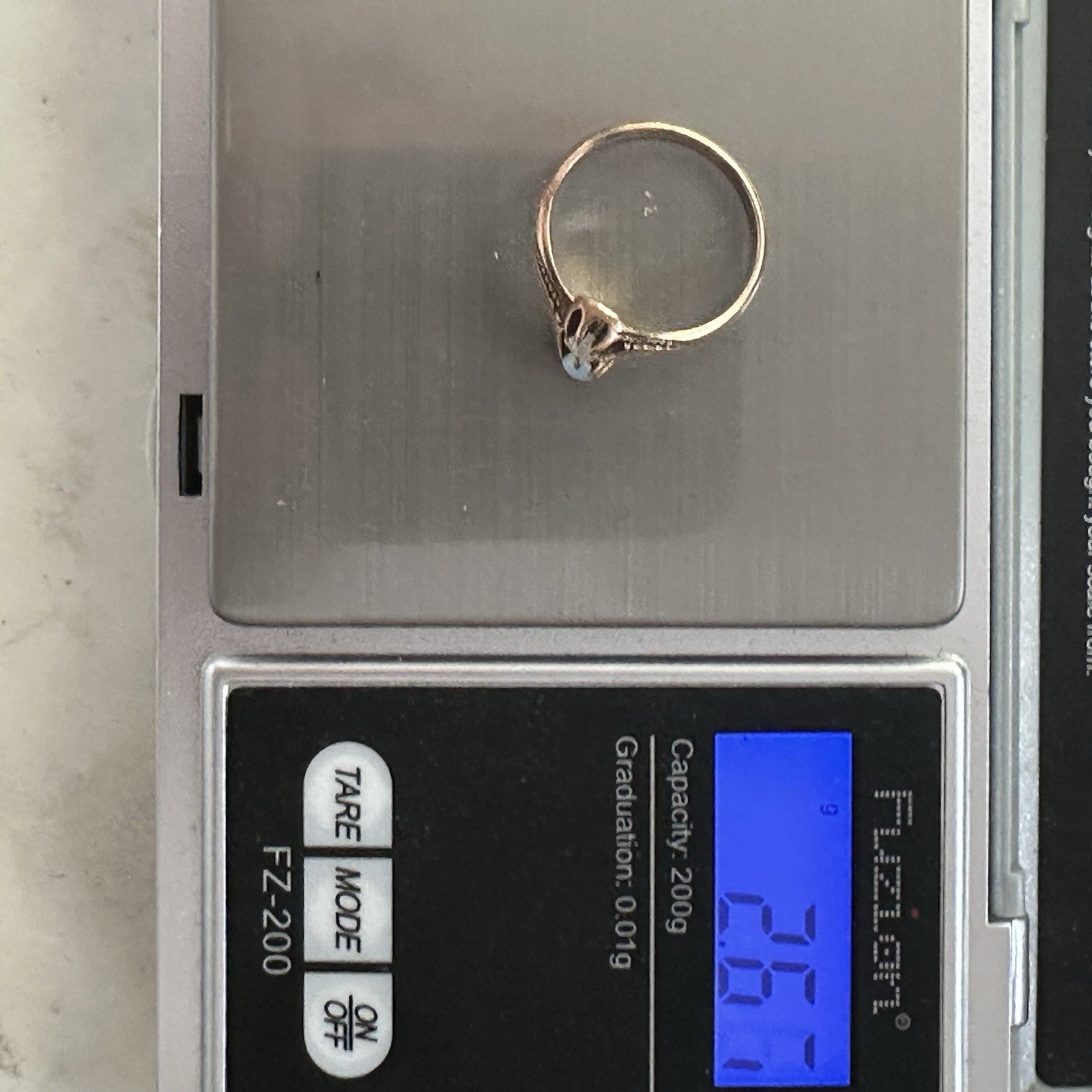 Antique Moi Et Toi Diamond And Opal Ring 10k Size 7