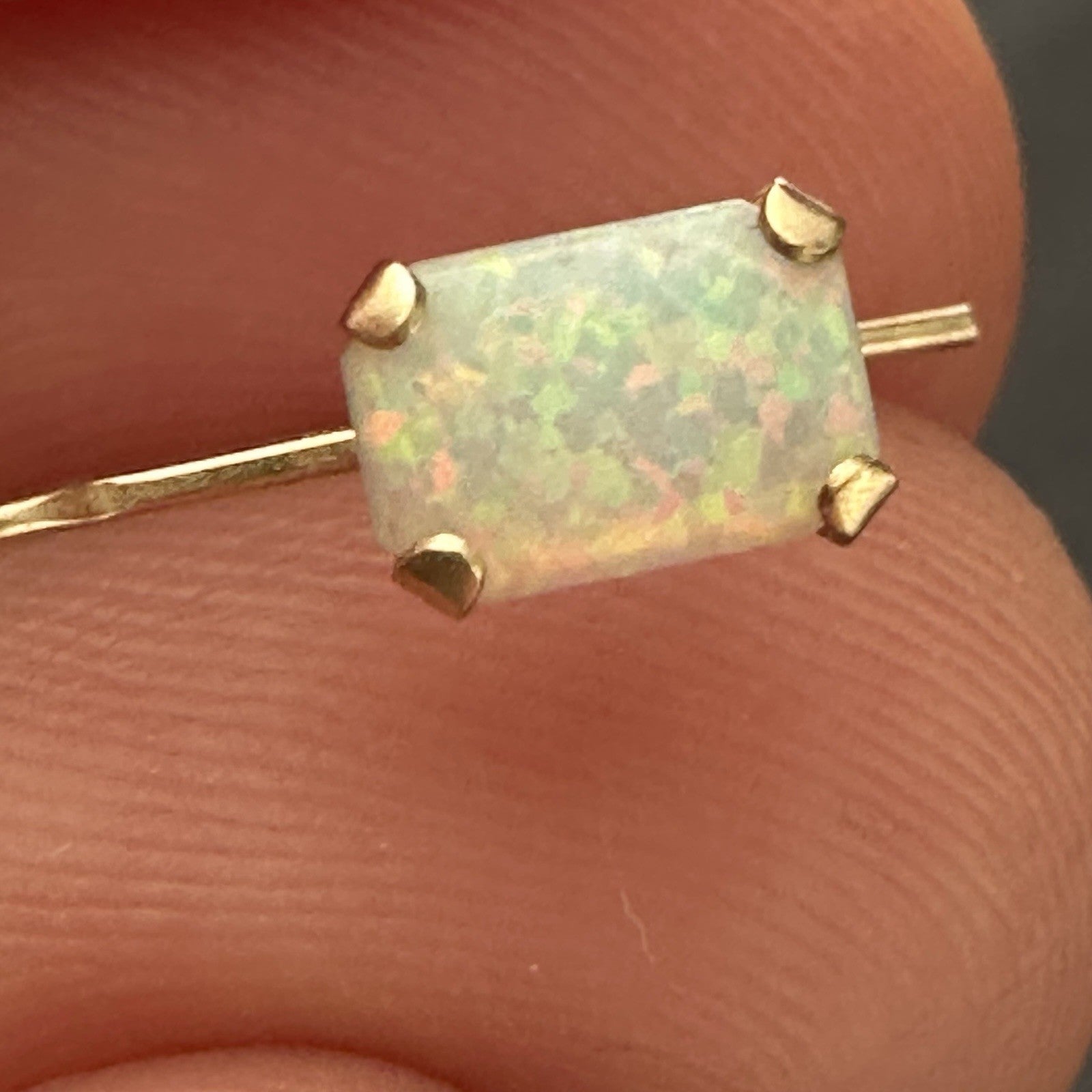 14k Opal Dangle Earrings 