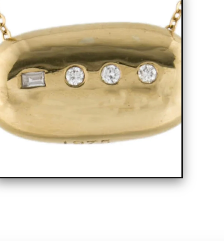 Cartier Vintage Morse Code 18k Necklace w/ Valuation Report