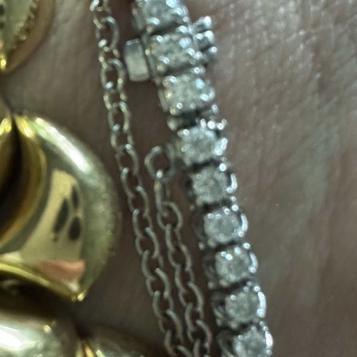 Diamond Line 2.5 + cttw Bracelet 17k White Gold