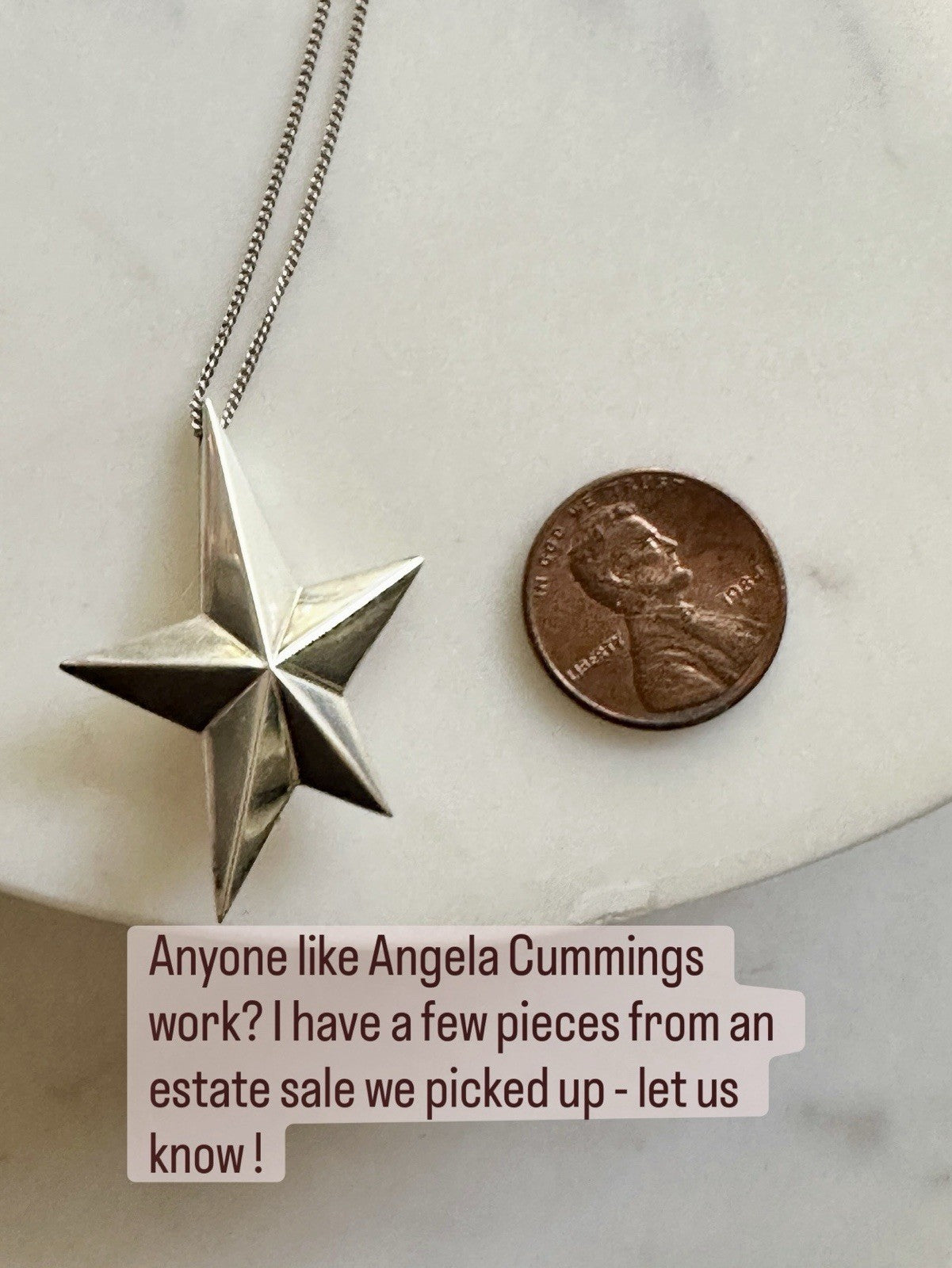 Angela Cummings Star Necklace 