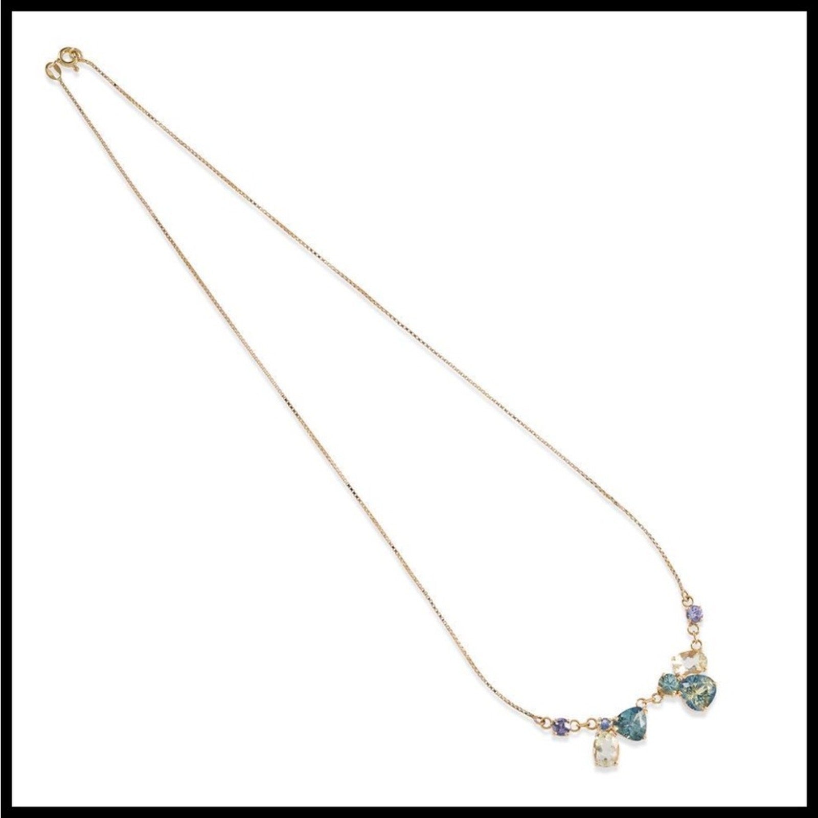 18K  sapphire necklace Modern