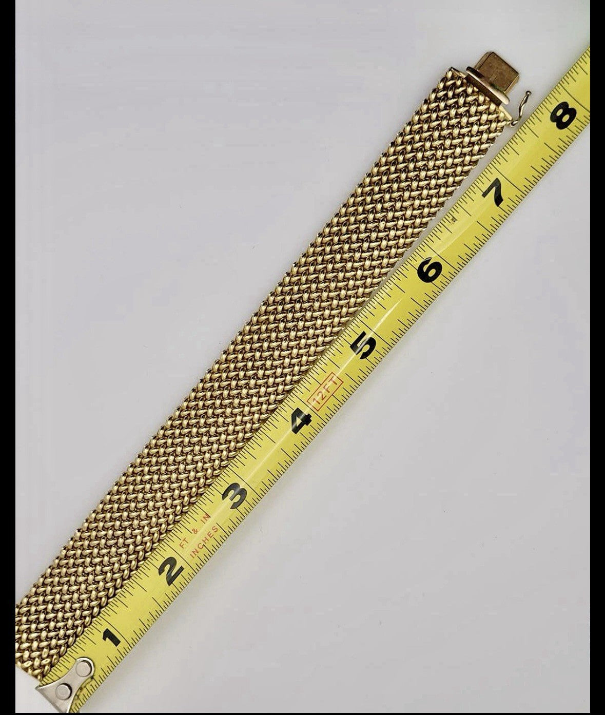 14k Weave Bracelet 40g