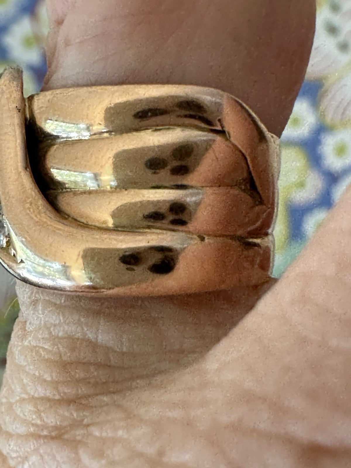 Edwardian Antique Snake Ring 10k  Old Mine Cut Diamond Size 7