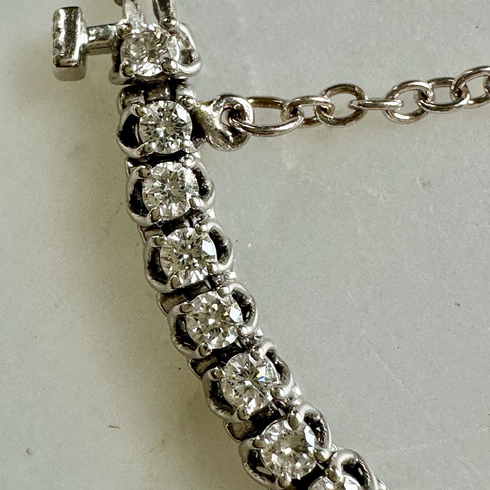 Diamond Line 2.5 + cttw Bracelet 17k White Gold