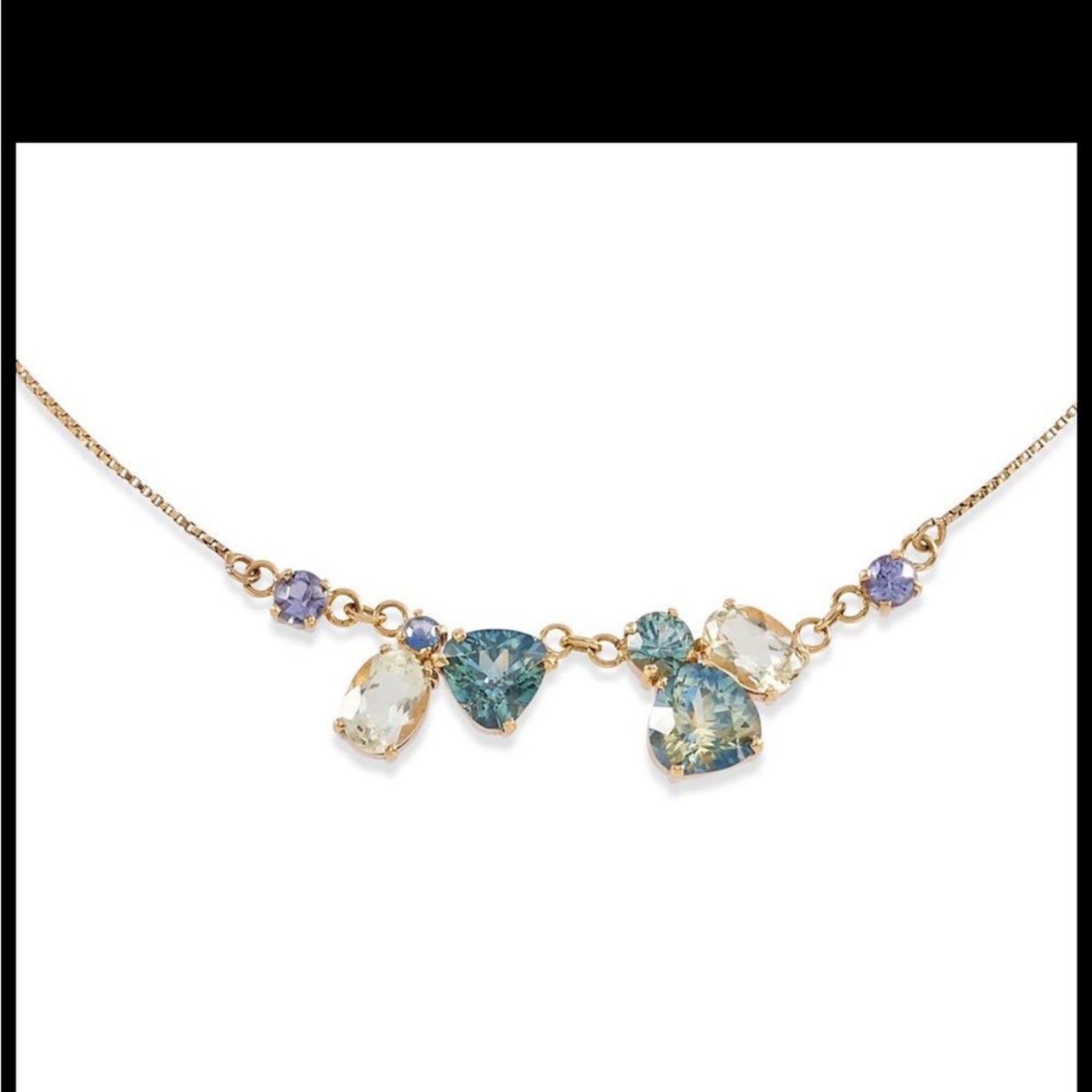 18K  sapphire necklace Modern