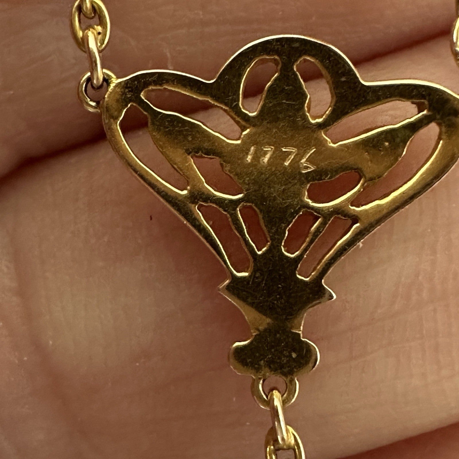 Spaulding 18k Pocketwatch and 1776 14k Gold Pocket Watch Chain
