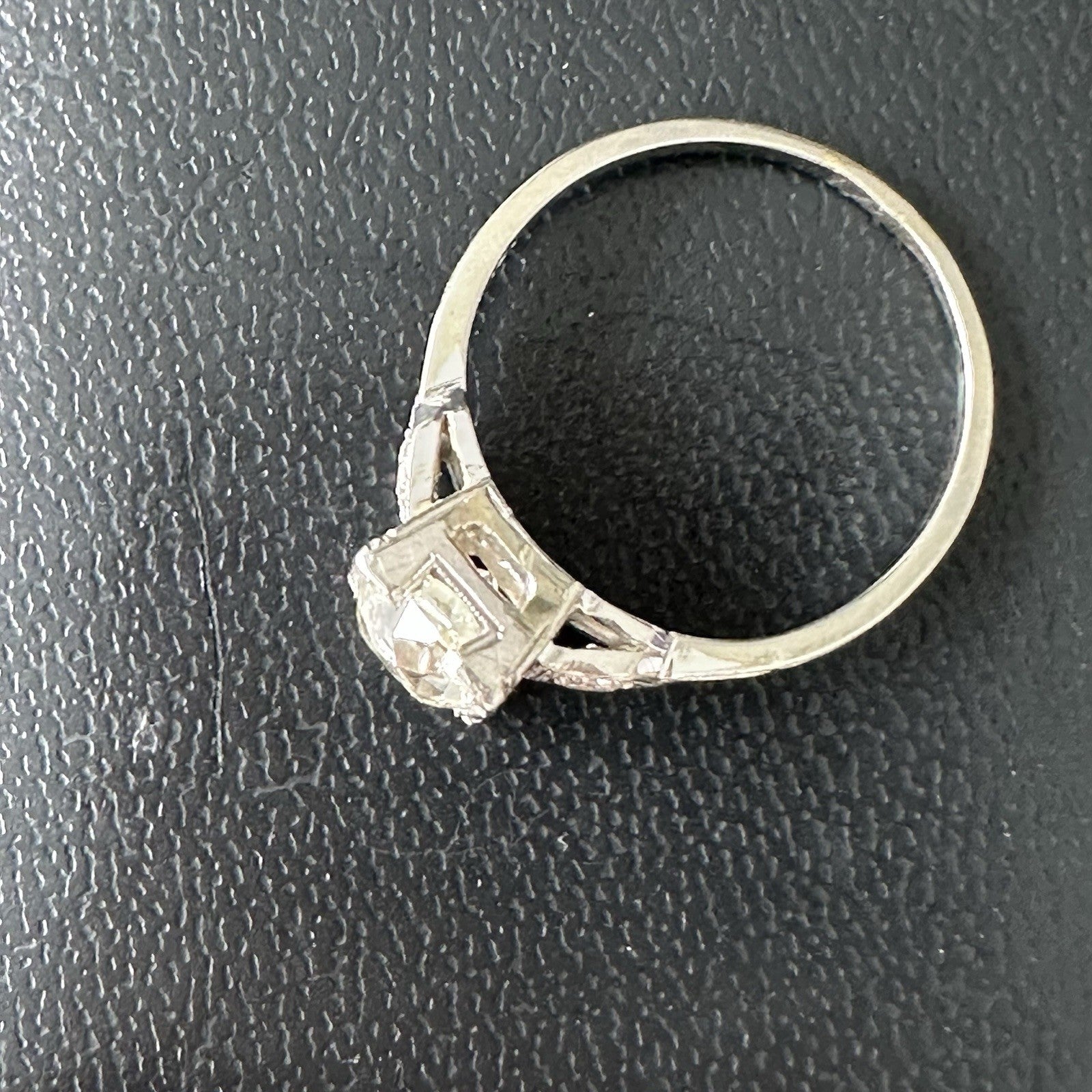 Edwardian Old European Cut Diamond  Ring 1.26 Cttw