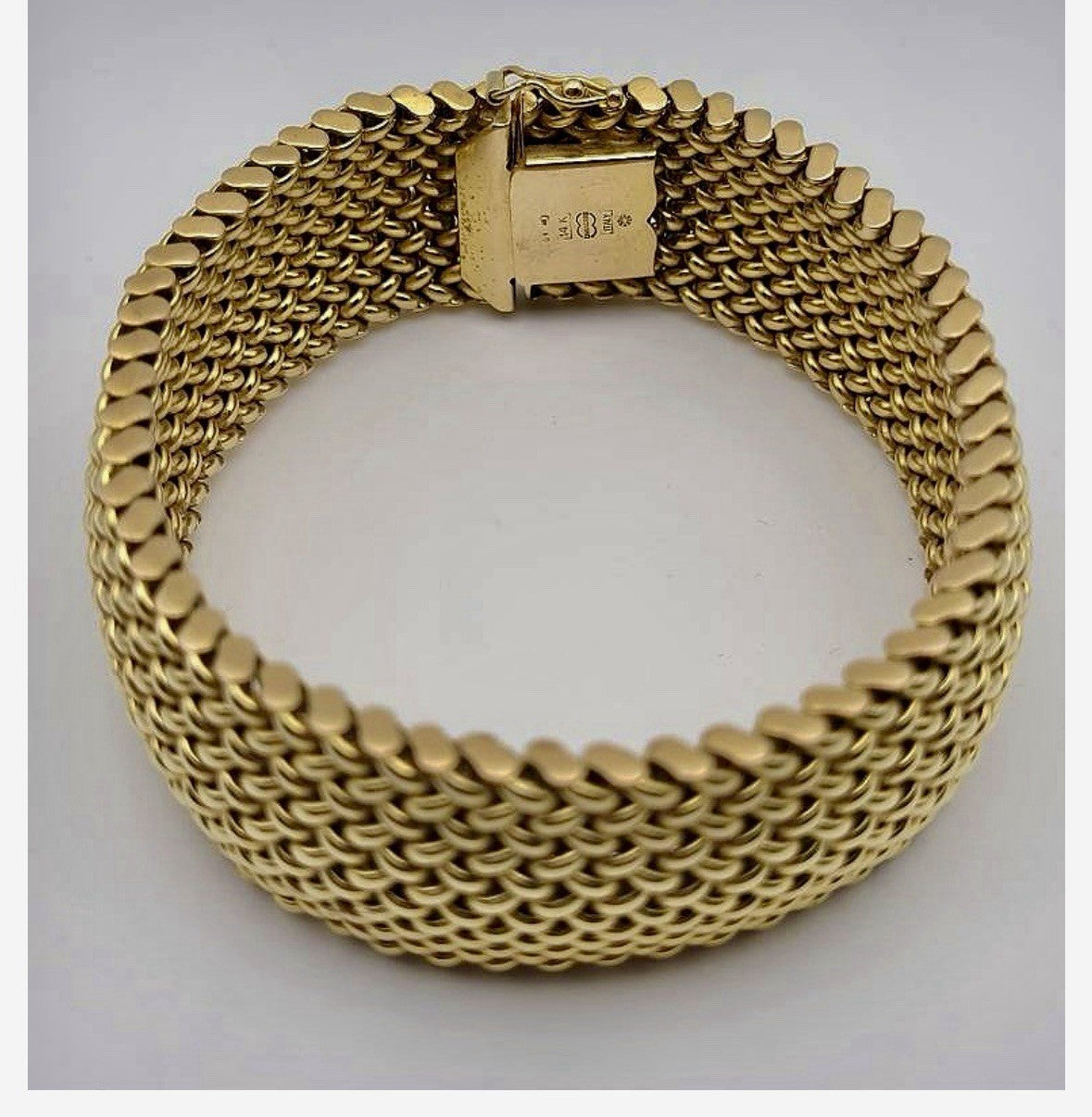 14k Weave Bracelet 40g
