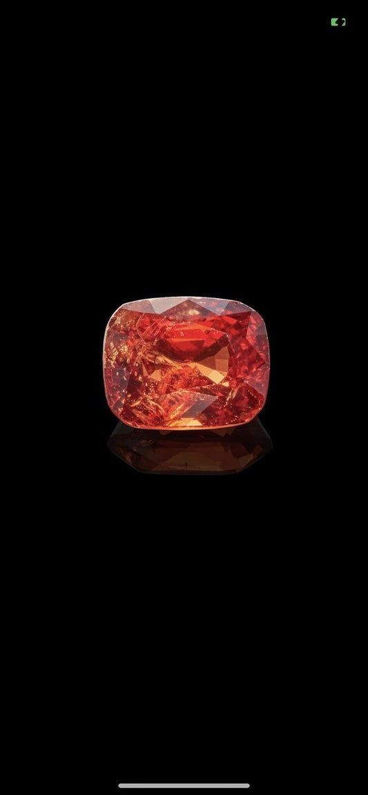 Deep "Fire engine" Orange Red Spinel 3 .32ct