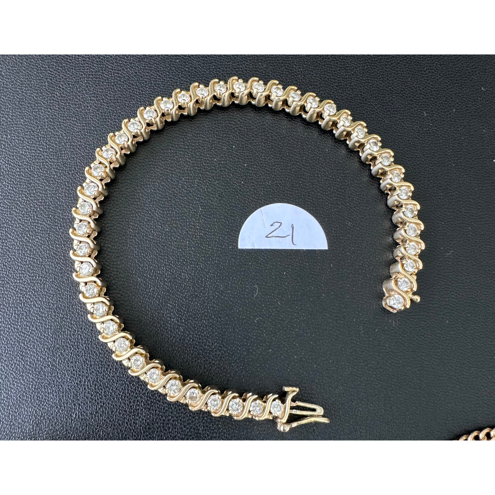 Fortunoff - 14k 2.5 ct diamond tennis bracelet