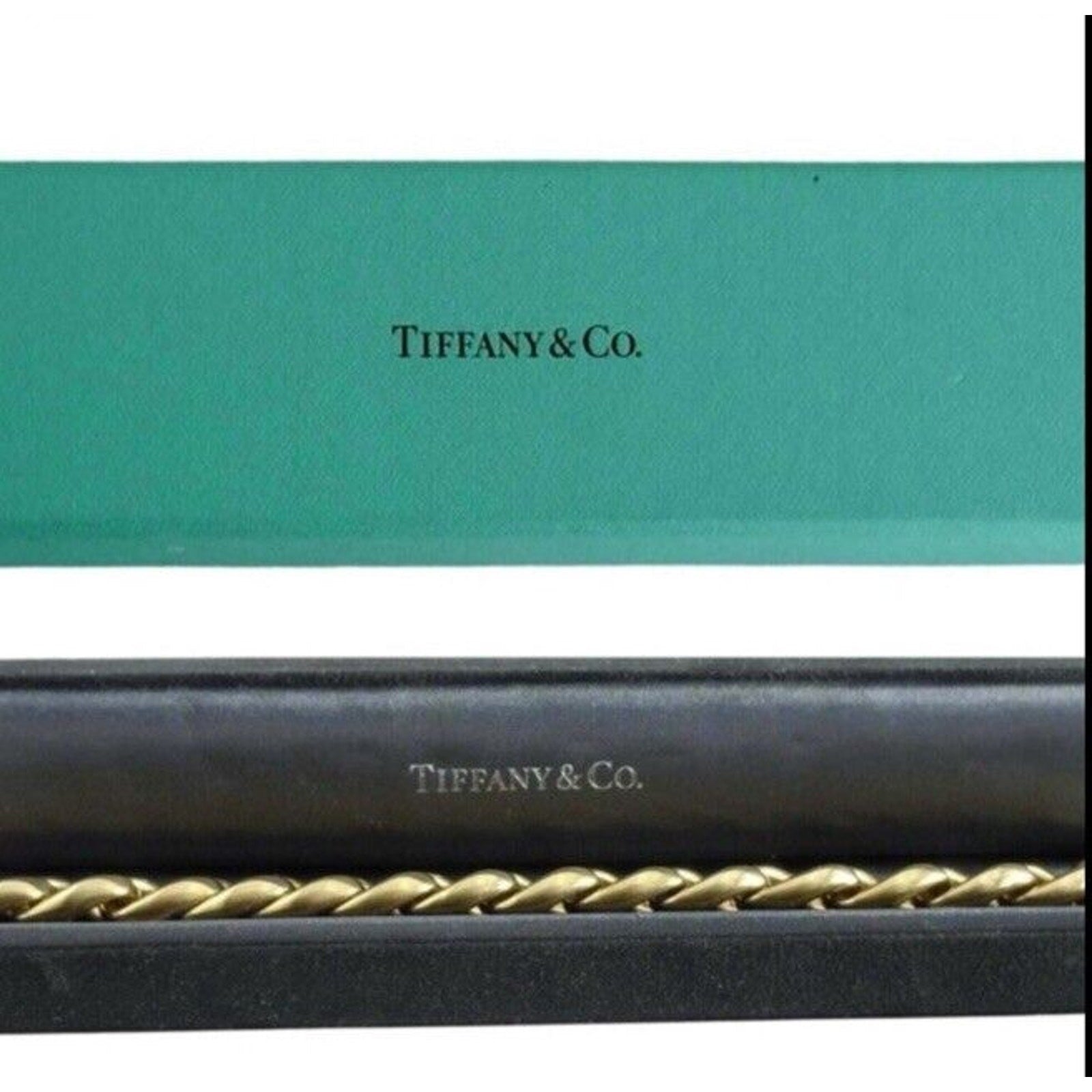 Vintage Curblink 14k Gold Tiffany & Co  bracelet 55G