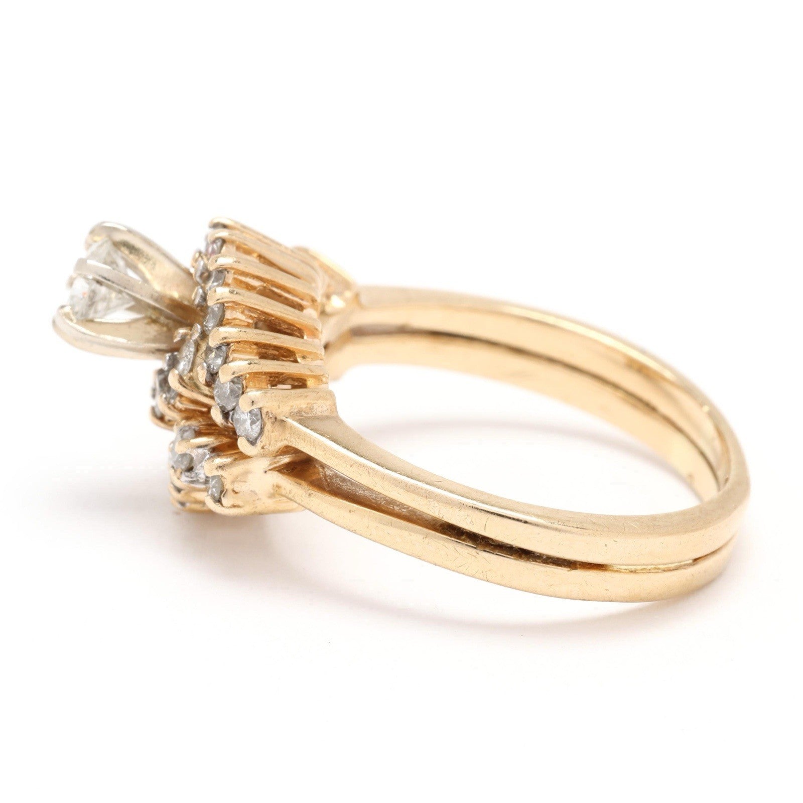 Vintage Fabulous 14k Diamond Ring 