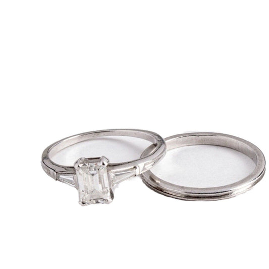 Vintage Tiffany 1ct Diamond VVS1 Faces Up Very White