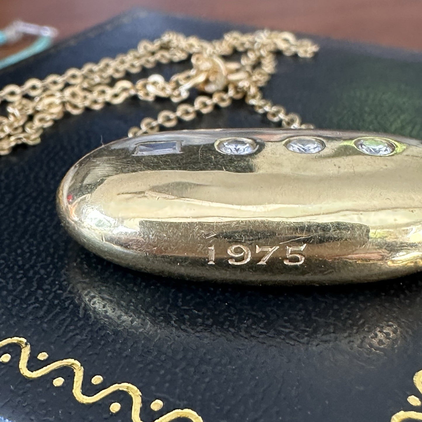 Cartier Vintage Morse Code 18k Necklace w/ Valuation Report