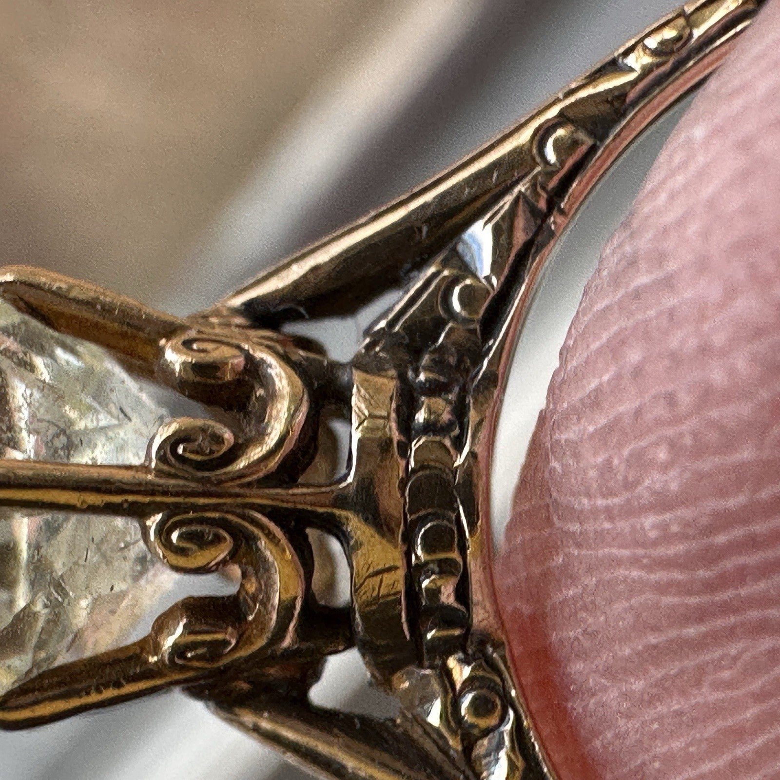Antique 14k 3 Ct Yellow Sapphire Ring Size 5.5