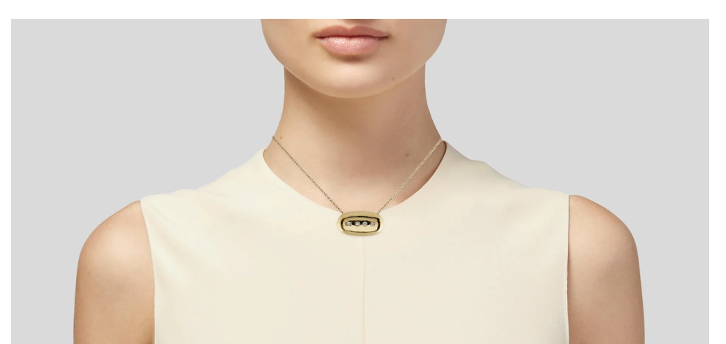 Cartier Vintage Morse Code 18k Necklace w/ Valuation Report